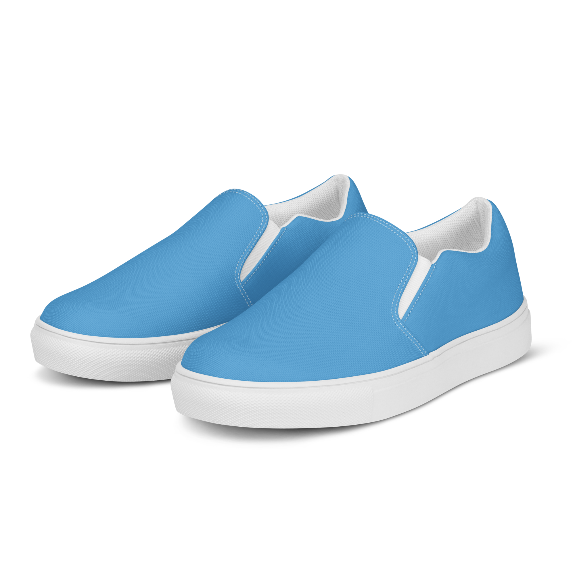 Women’s slip-on canvas shoes - Ocean Blue