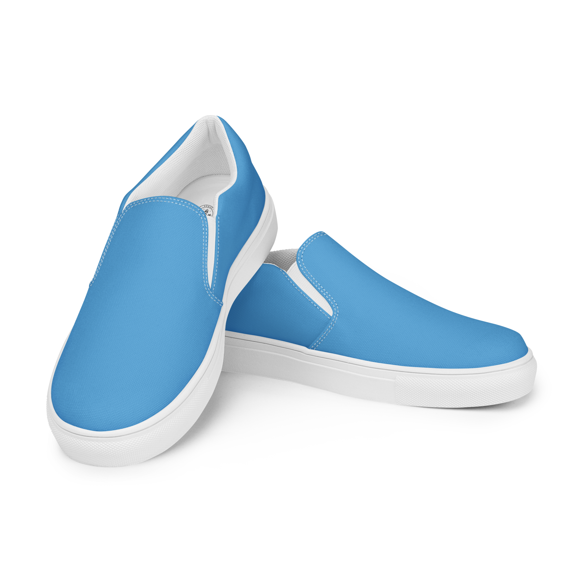 Women’s slip-on canvas shoes - Ocean Blue