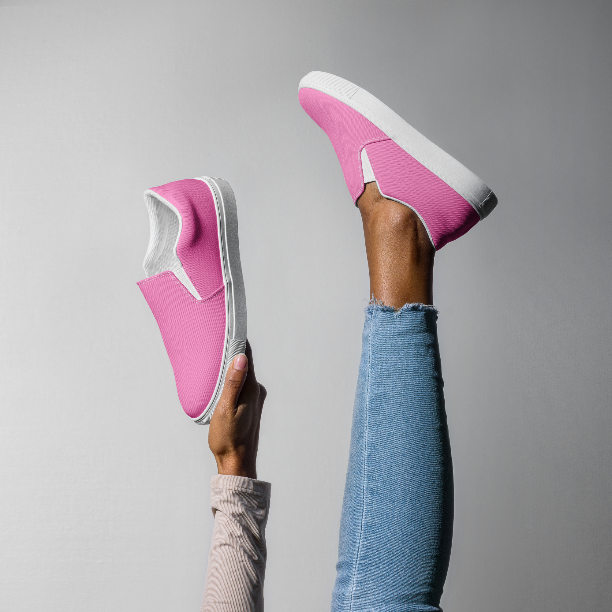 Zapatos de lona sin cordones para mujer Tropical Pink