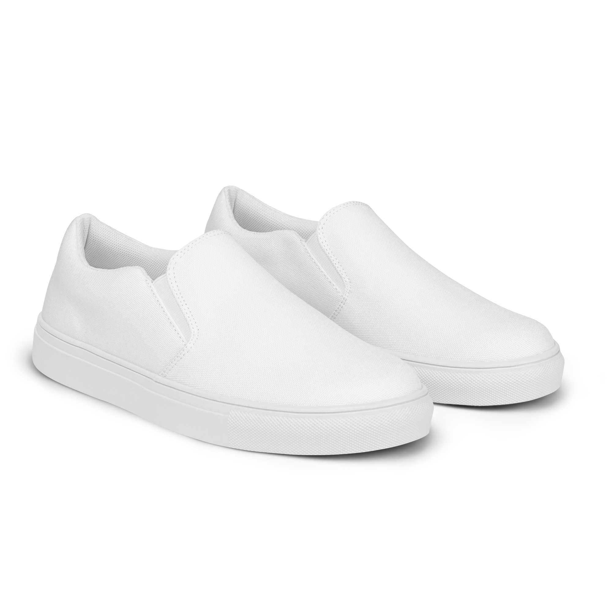 Women’s slip-on canvas shoes - White