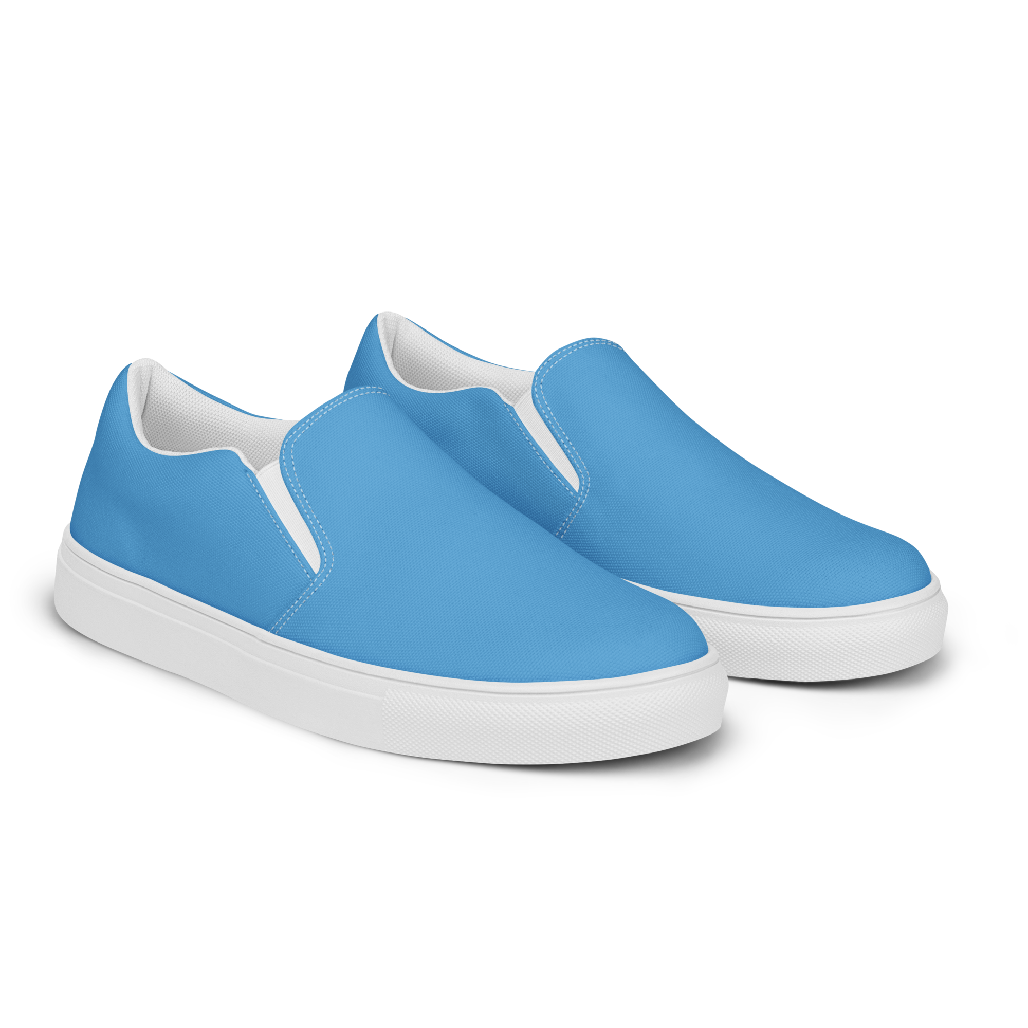 Women’s slip-on canvas shoes - Ocean Blue