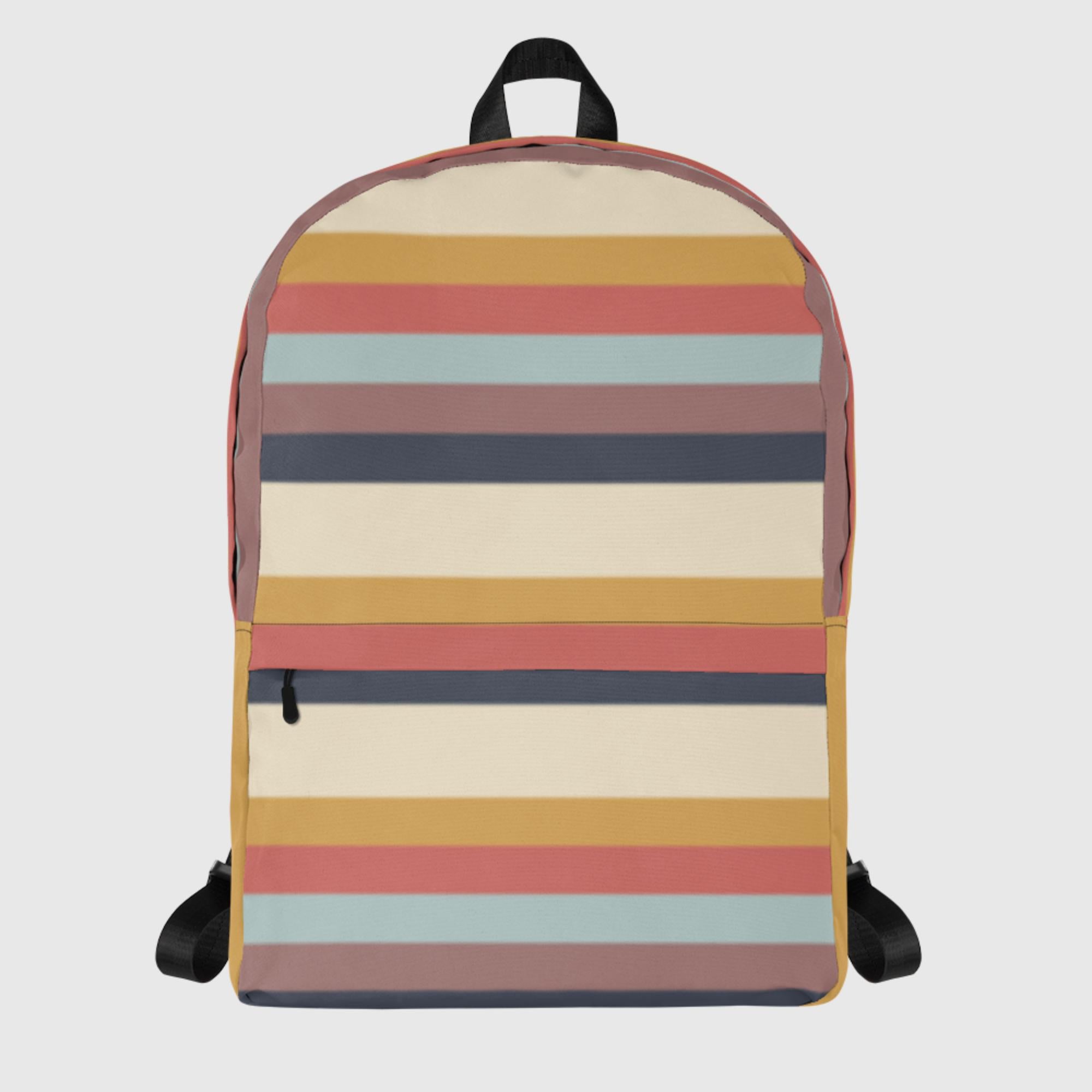 Backpack - Stripes - Sunset Harbor Clothing