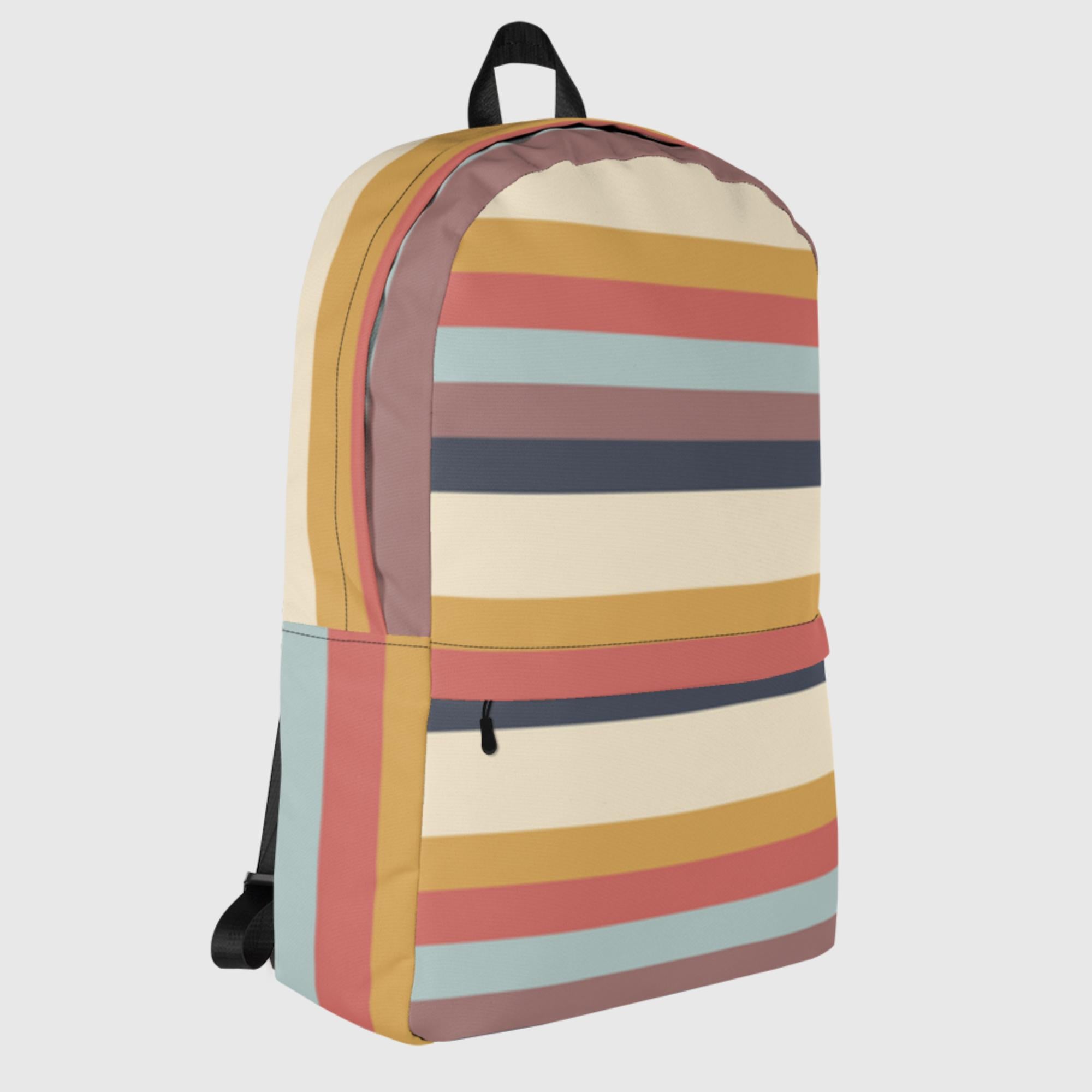 Backpack - Stripes - Sunset Harbor Clothing