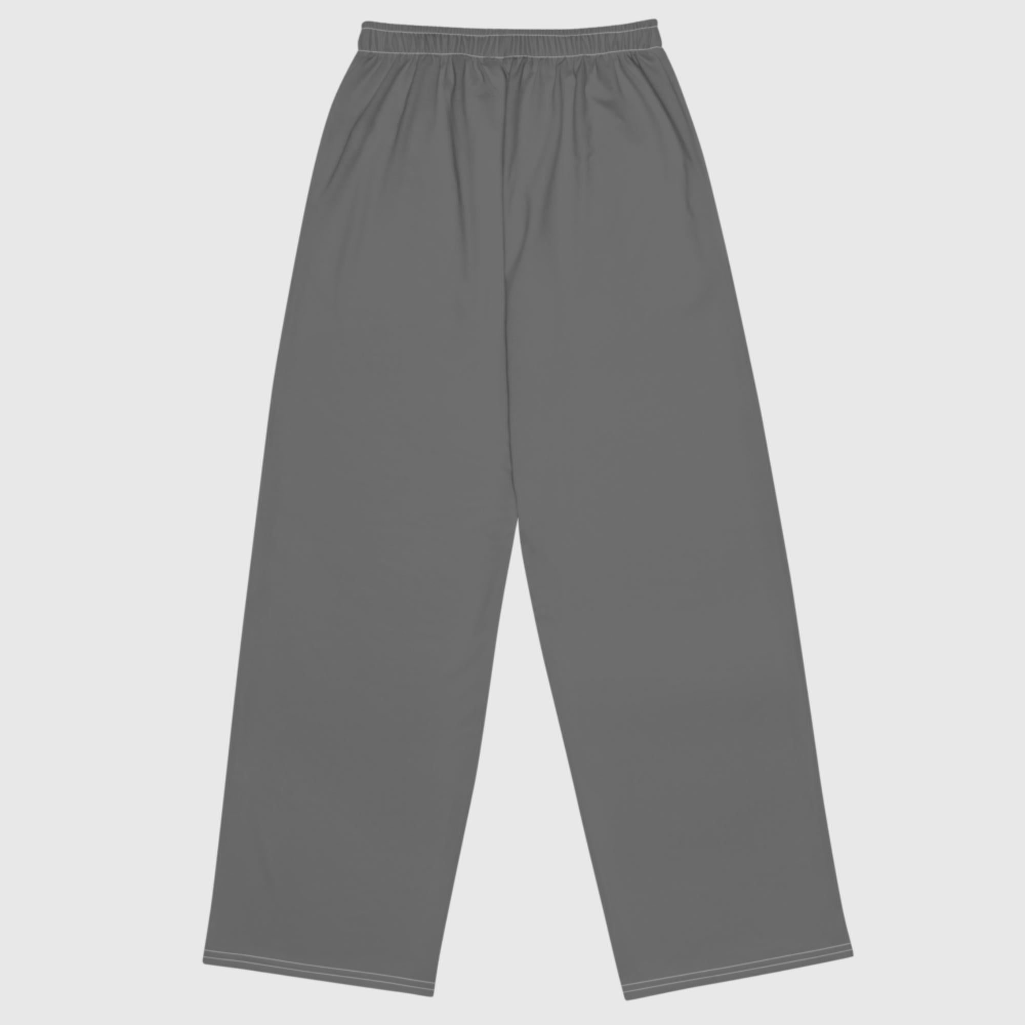 Unisex wide-leg pants - Grey - Sunset Harbor Clothing