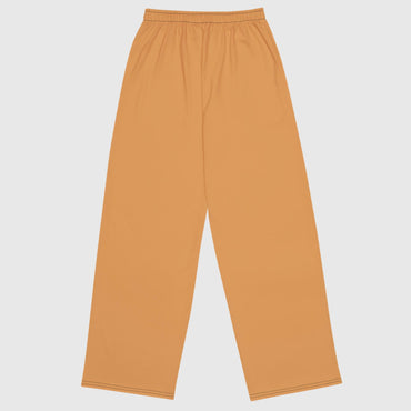 Unisex wide-leg pants - Orange - Sunset Harbor Clothing