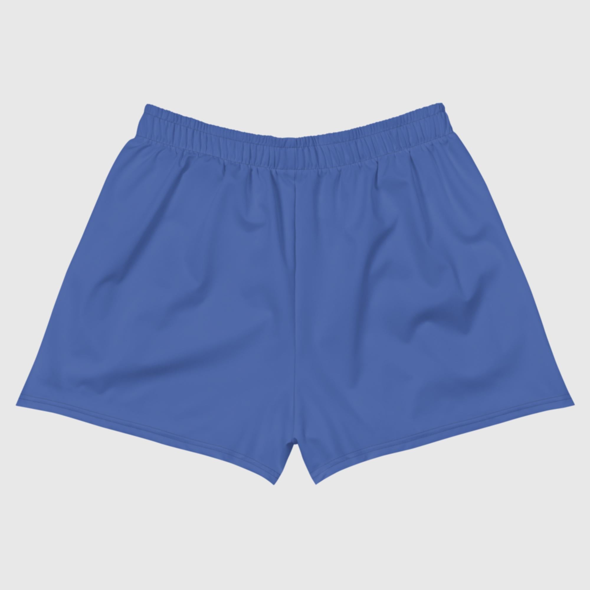 Women's Athletic Short Shorts - Mariner Blue - Sunset Harbor Clothing