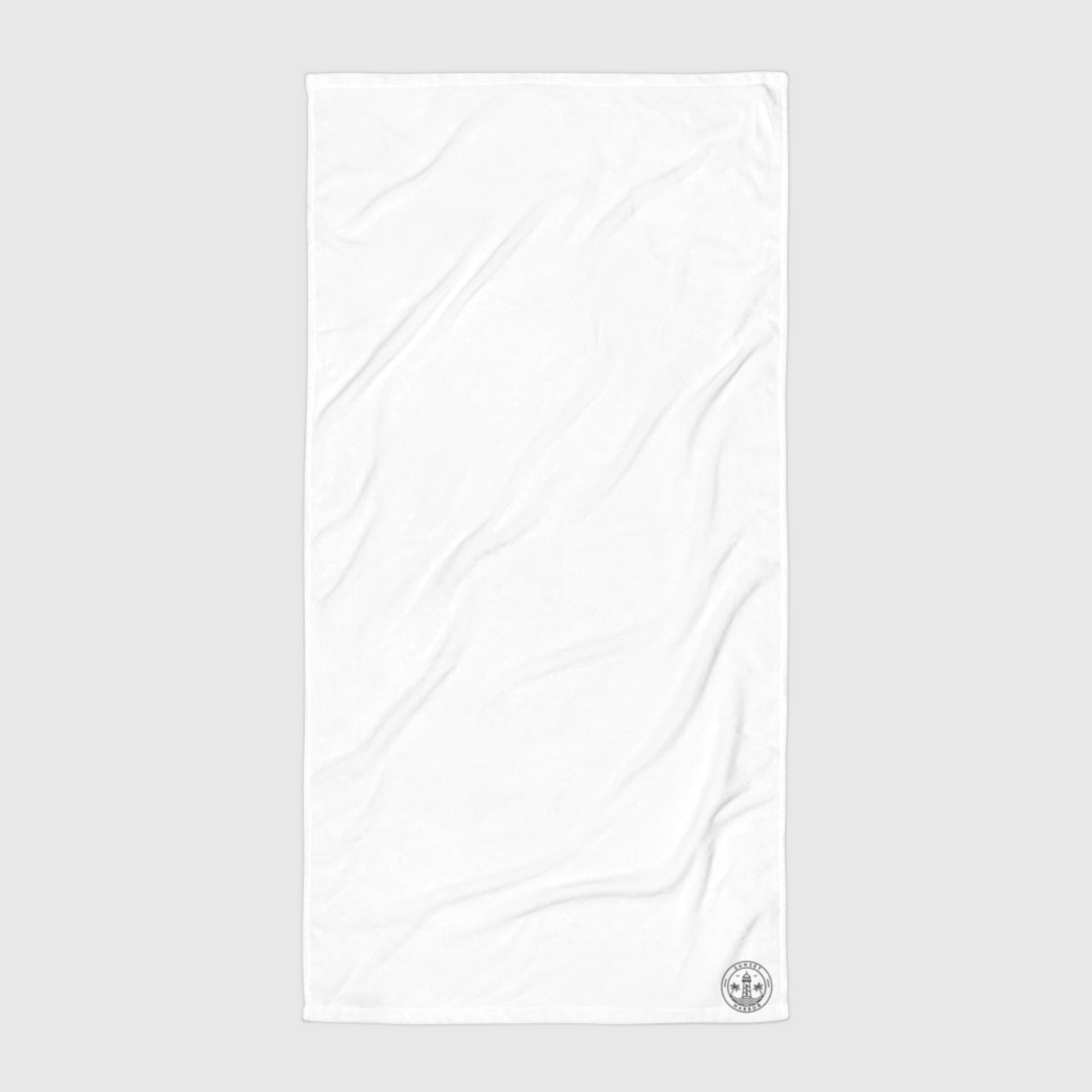 Towel - White - Sunset Harbor Clothing