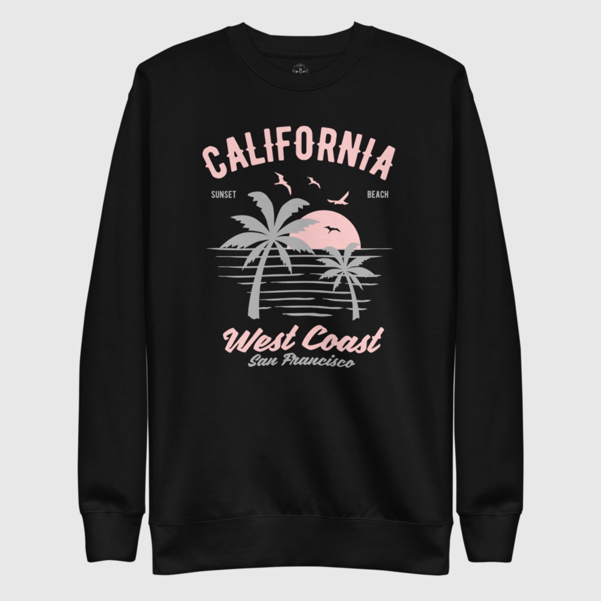 Unisex Premium Sweatshirt - California West Coast - Sunset Harbor Clothing
